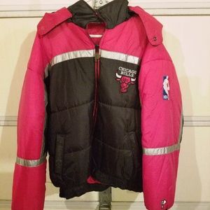 NBA Pro Player reversible Chicago Bulls Coat XL